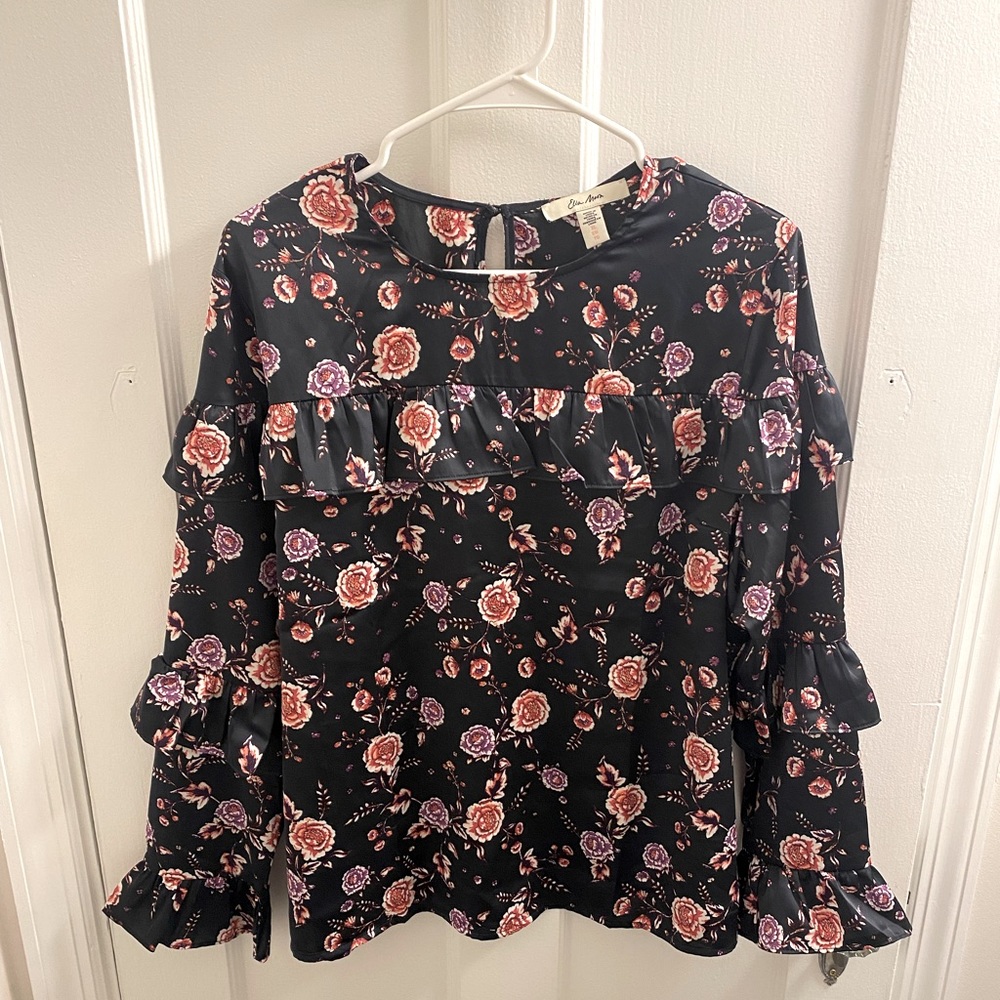 Floral Satin top